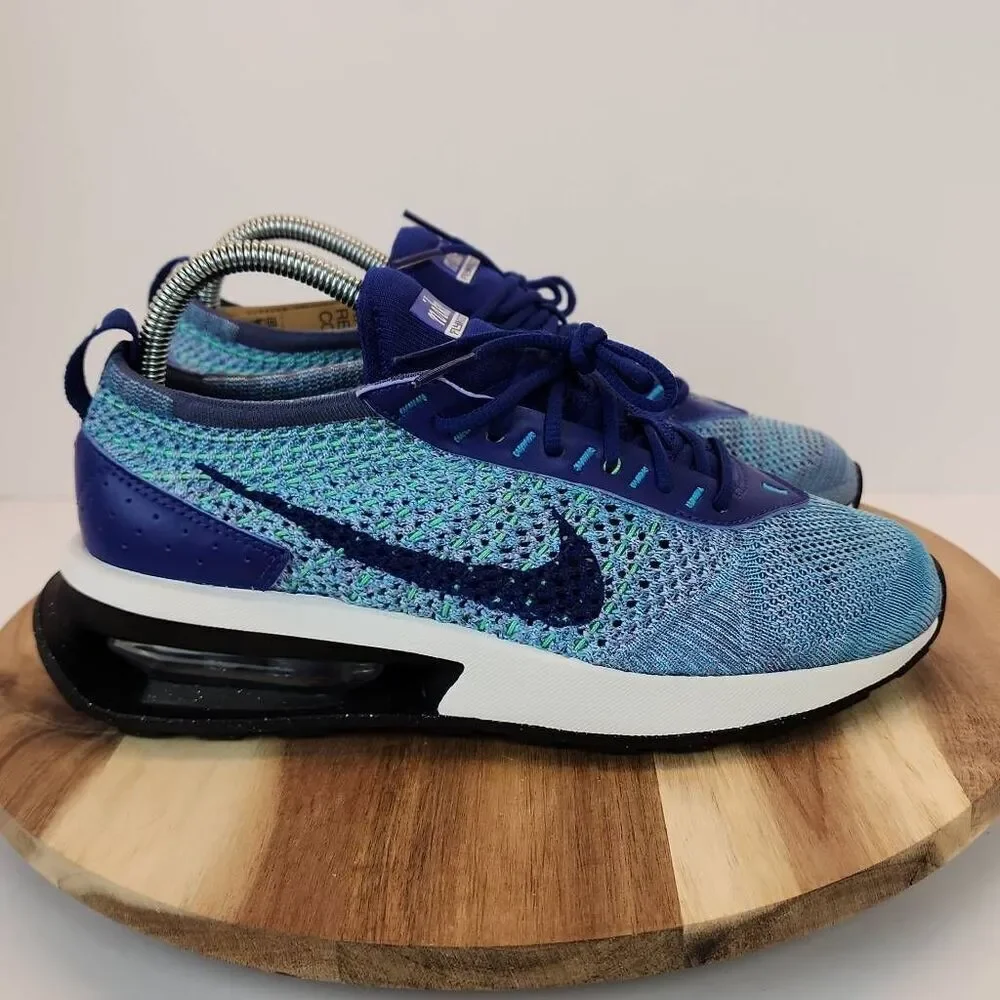 Nike Air Max Flyknit Racer Royal Blue Algae New With Tag Mens Size 6 FD2765-400